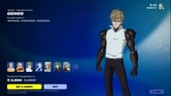 Genos in the One Punch Man Bundle (Image via Sportskeeda Gaming || Epic Games)